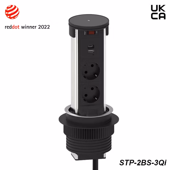 Netbox Move Pop Pull up Kitchen Socket